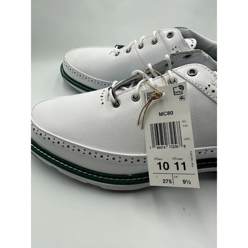 Unisex Size M10/W11 Adidas Golf Shoes MC80 Spikeless Cloud White Silver IE3526